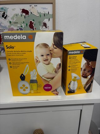 Sacaleches Medela Solo + colector REGALO A ELEGIR