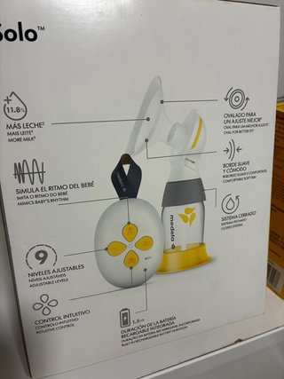 Sacaleches Medela Solo + colector REGALO A ELEGIR