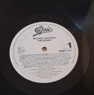 Promo Michael Jackson - The Sound