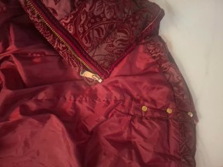 Chaqueta/ chaleco Desigual bordada roja talla 38