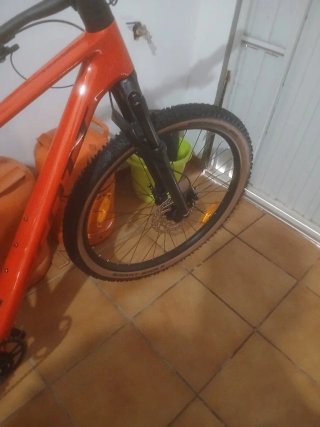 Bicicleta de Montaña Roja Talla L