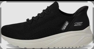 Tenis Skechers Slip-ins Negro Blanco