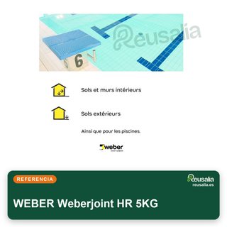 Weber junta azulejos piscina HR 5KG