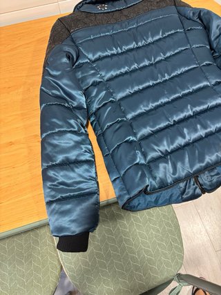 Cazadora Koroshi azul metalizado Talla S