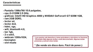 intel i3-3120M - 2gb ddr3 - nvidia 635m