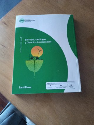 Biología, Geología y Ciencias Ambientales 1 Bac...
