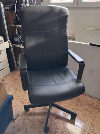 Silla de oficina Ikea negra