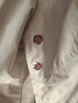 Cazadora Trenca Zara Gris Perla