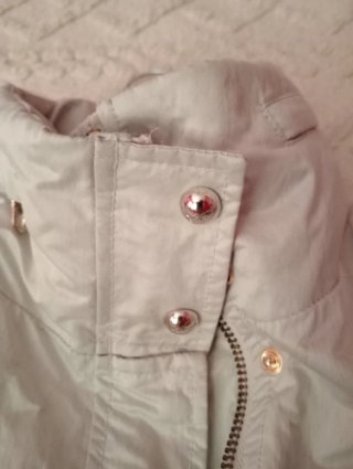 Cazadora Trenca Zara Gris Perla