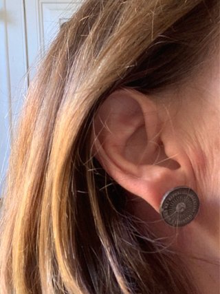 Pendientes Monedas Argentinas Doradas y Plateadas