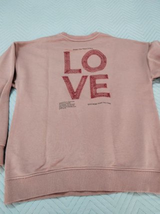 Sudadera Rosa Talla S