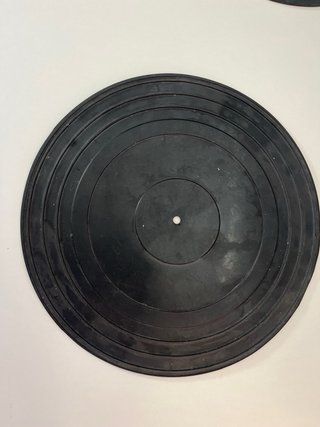 Alfombrilla de Goma protectora para Tocadiscos