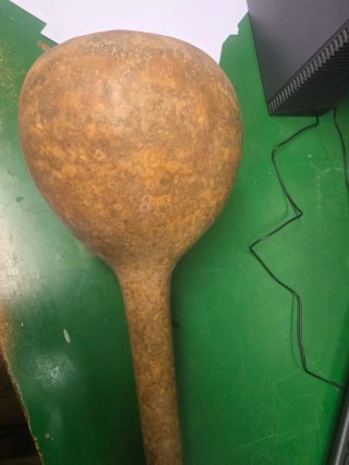 Calabaza decorativa alargada