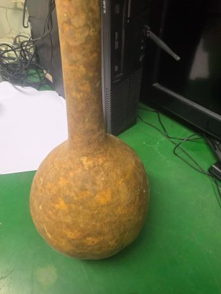 Calabaza decorativa alargada