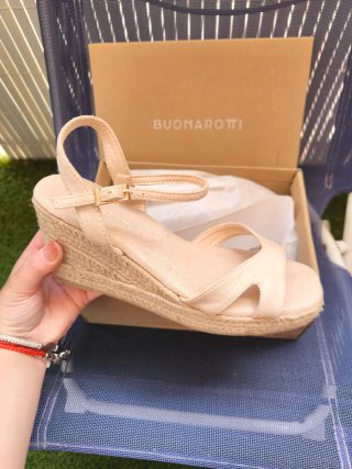 Sandalias de cuña Buonarroti
