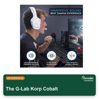 The G-Lab Korp Cobalt auriculares gaming sonido