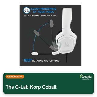 The G-Lab Korp Cobalt auriculares gaming sonido
