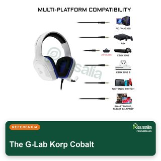 The G-Lab Korp Cobalt auriculares gaming sonido