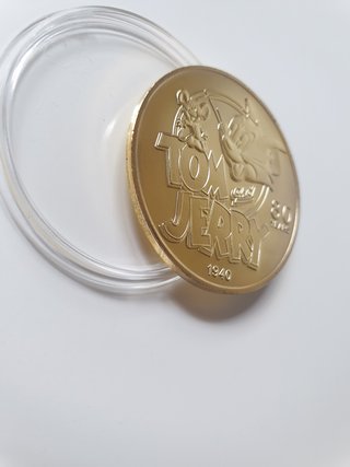 Moneda Conmemorativa 80 Aniversario Tom y Jerry