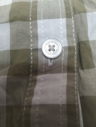 Camisa Tommy Hilfiger de Cuadros, talla 12