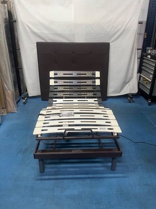 Letto con struttura a doghe (elettrico) e materasso in lattice 90x190
