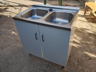 Fregadero Teka de 2 Senos con Mueble