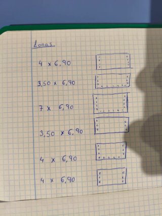 Lona 3.5x6.9 para tapar