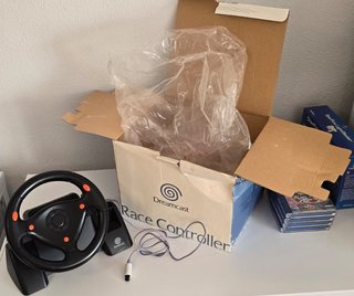 SEGA Dreamcast PAL + Volante + Teclado