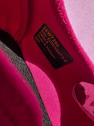 Vibram FiveFingers Rosa Velcro Talla 39