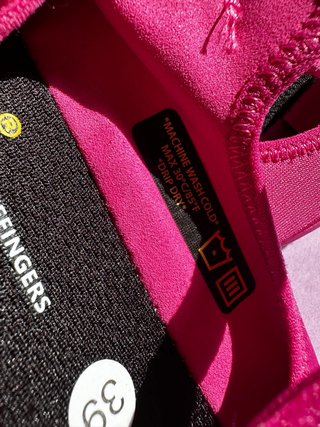 Vibram FiveFingers Rosa Velcro Talla 39