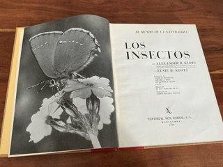 Libro Los insectos , el mundo de la naturaleza