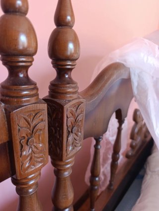 Juego de 2 Camas de Madera Maciza