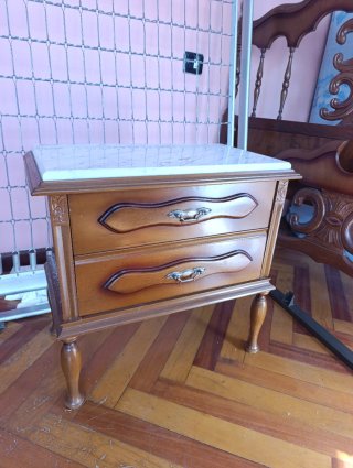 Juego de 2 Camas de Madera Maciza