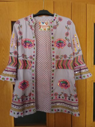 Chaqueta Flamenco con Bordados y Lentejuelas