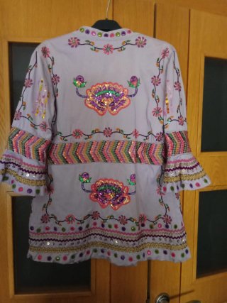 Chaqueta Flamenco con Bordados y Lentejuelas