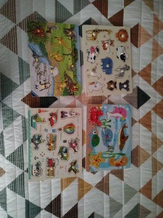 Puzzles infantiles de madera