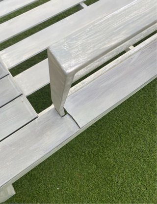 Conjunto de Sofás de Exterior Blancos