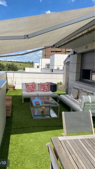 Conjunto de Sofás de Exterior Blancos