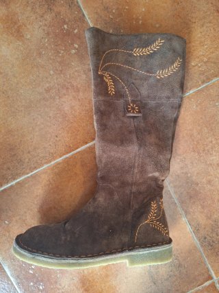 Botas Altas Marrones Talla 35