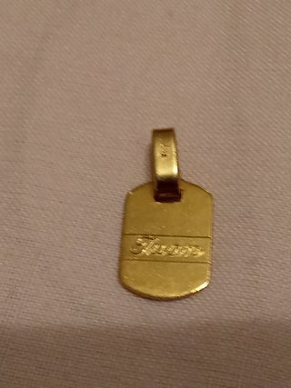 Colgante de Oro 18k con Nombre "JUAN"