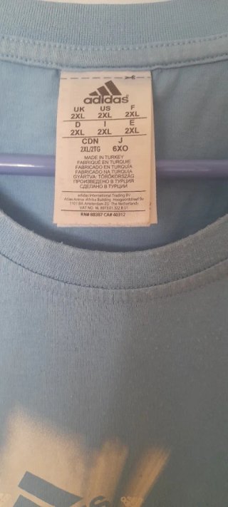 Camiseta Adidas Azul Talla 2XL y PUMA Rojo2XL
