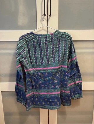 Blusa Amarti Estampada y Bordada