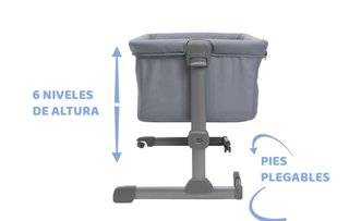 Cuna colecho Chicco. Regulable altura. Pliega pies