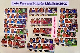 Lote Cromos Tercera Edición Liga Este 26-27