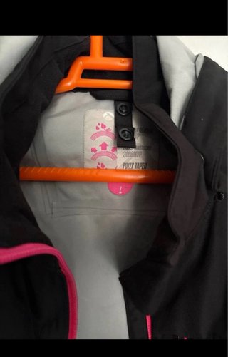 Chaqueta Neak Peak Negra y Rosa Talla L
