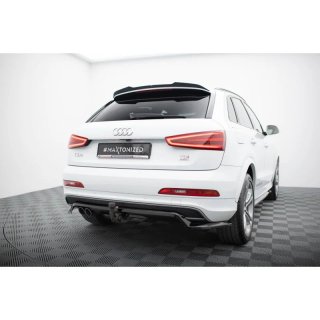Difusor trasero Audi Q3 SUV Sline 2011-2018 Negro