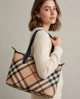 Borsa Burberry Donna Beige  Cm 35 x cm 25