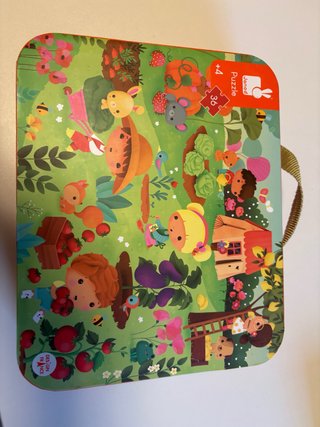 Puzzle Janod 36 piezas +4 años, La Huerta