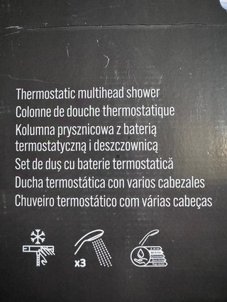 Ducha termostática multichorro