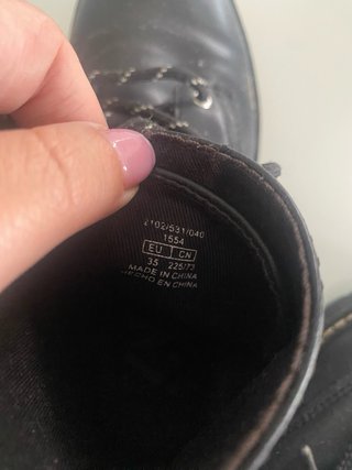 Botas tipo militar zara para Niña